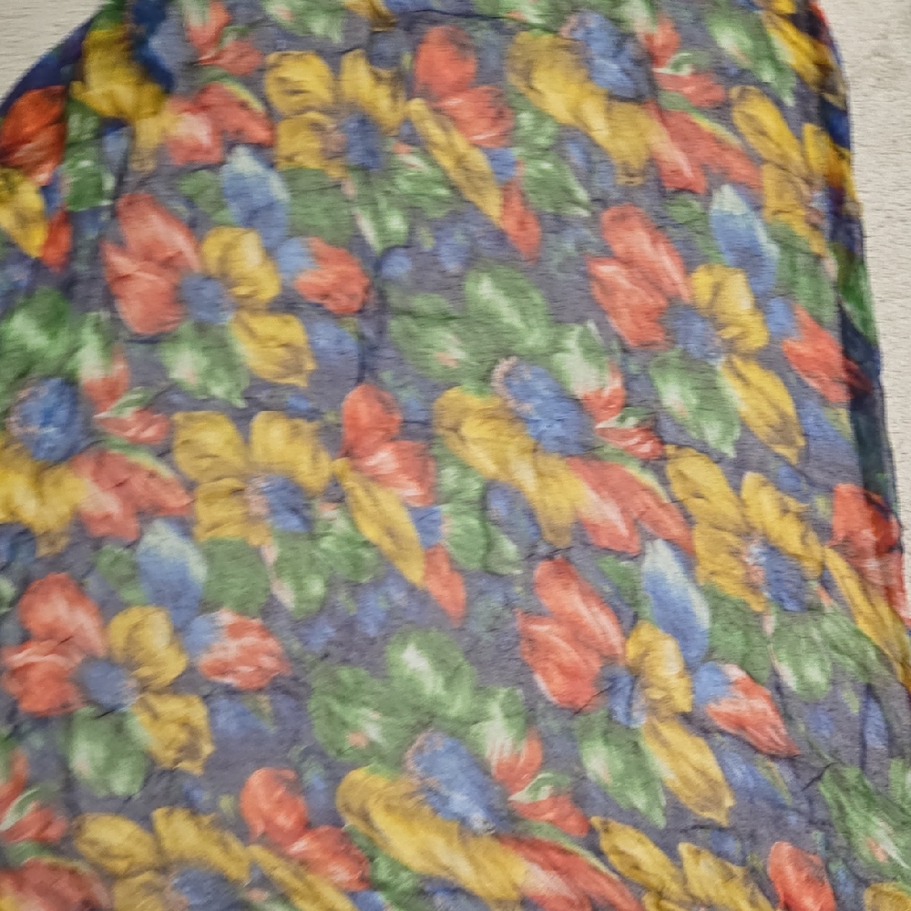 Floral Multicolor Scarf